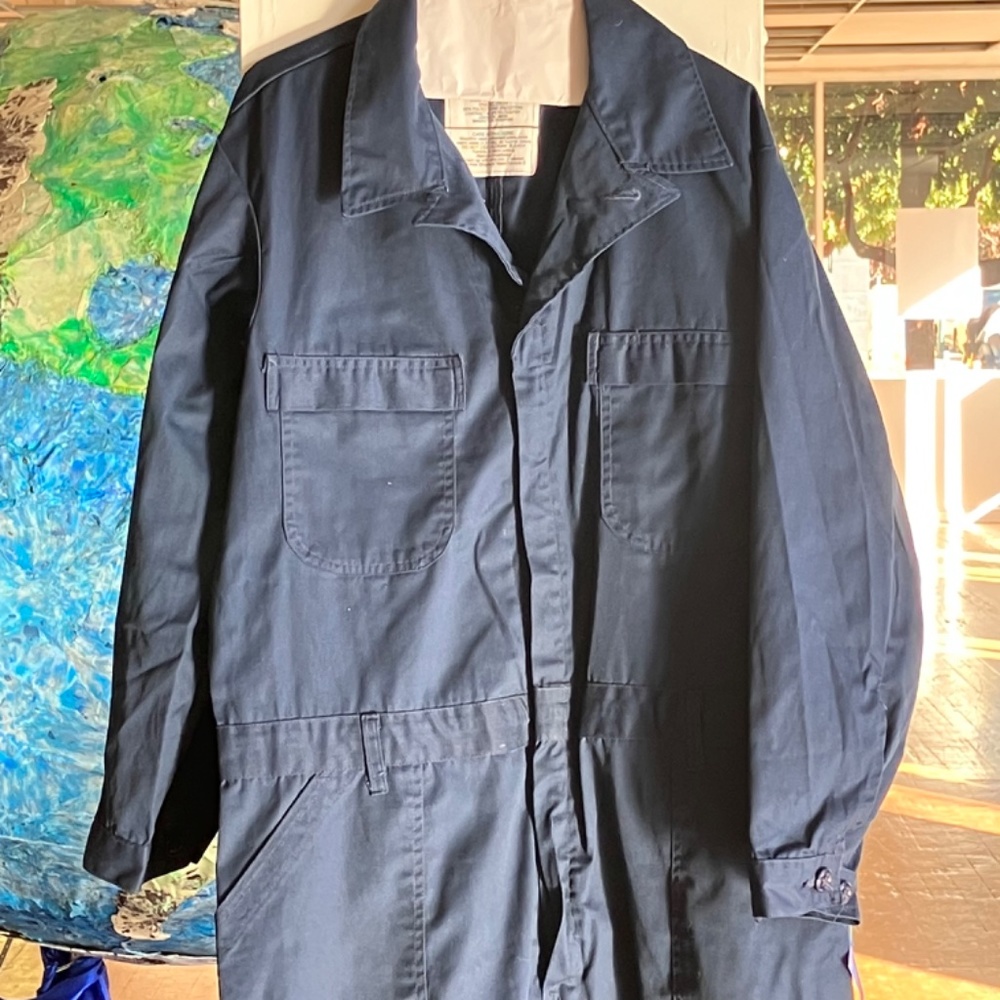 Blue utility overalls - Picture 4 of 9